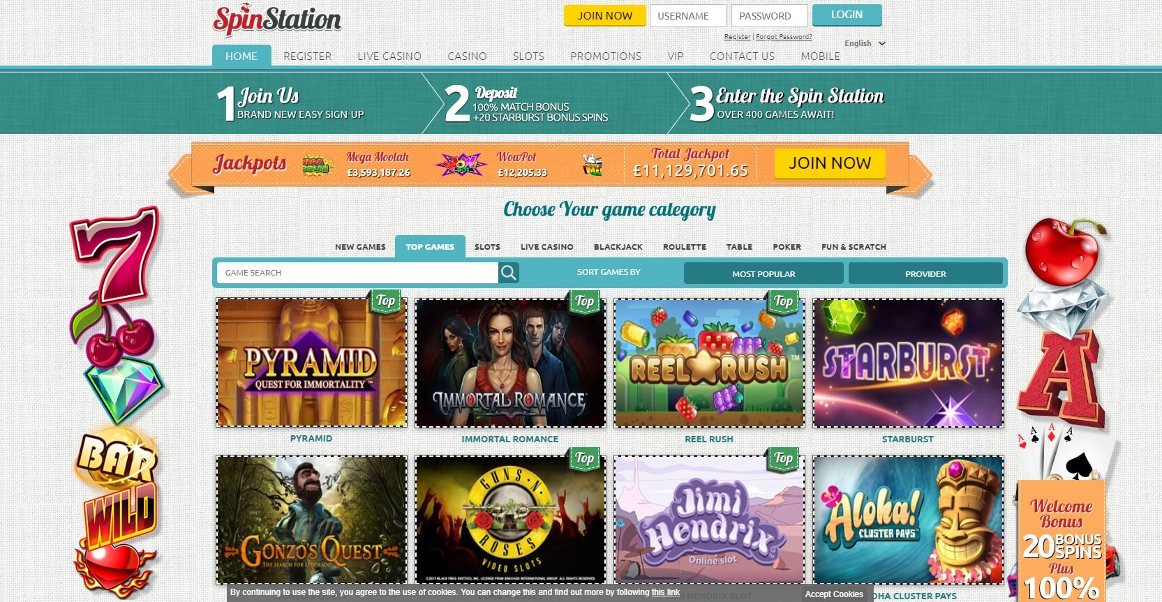 spin station casino review